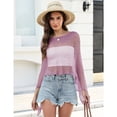 thumbnail image 4 of Sheer Poncho Tops for Women Shrug Bolero Lightweight Knit Crochet Shrug Mesh Cover Up Summer 2026, 4 of 8