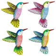 thumbnail image 2 of Paquete de 4 piezas Macarena Pared de arte de colibrí color brillante, 2 of 8