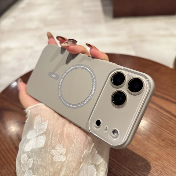 Designed for iPhone 17 Case Compatible with Magsafe, Luxury Frosted Magnetic Shockproof Ultra Slim Drop Protective Skin Phone Case Cover for iPhone 17, Titaniumgray