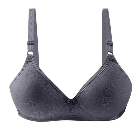 

BELLZELY Sports Bras for Women Clearance Woman s Fashion Plus Size Wire Free Comfortable Push Up Hollow Out Bra Underwear
