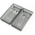 thumbnail image 3 of 3 Pack Mesh Flatware Drawer Organizer for Kitchen/Office/Home Tools,Spoon Knife Fork Organizers Box Utensil Tabletop Storage Tray (12 x 6 2 Inch), 3 of 4