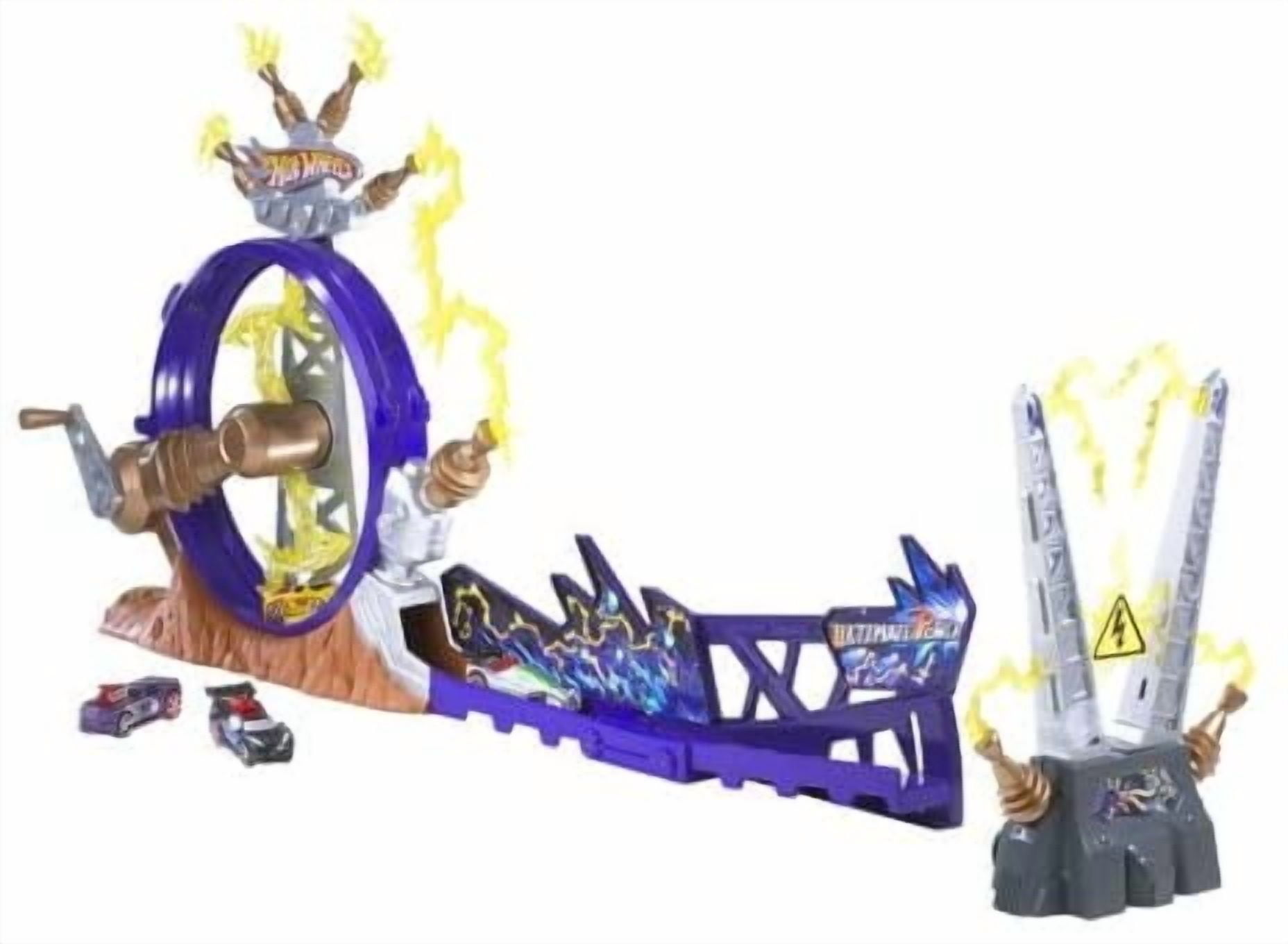 Hot Wheels Rumblers Thunder Launcher - Includes Decorated Rumblers Vehicle