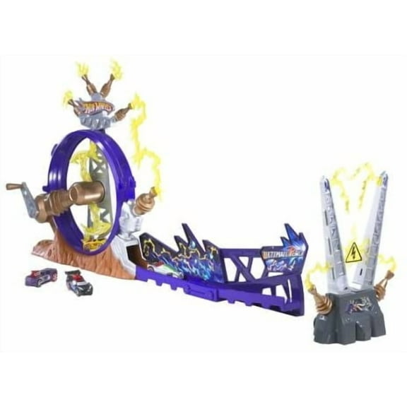 Hot Wheels Rumblers - Thunder Launcher - Load your cars for light, sound and shaking action like never before