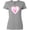 AC-Heather Grey, variant on Inktastic Gigi Pink Valentine Hearts Women's T-Shirt