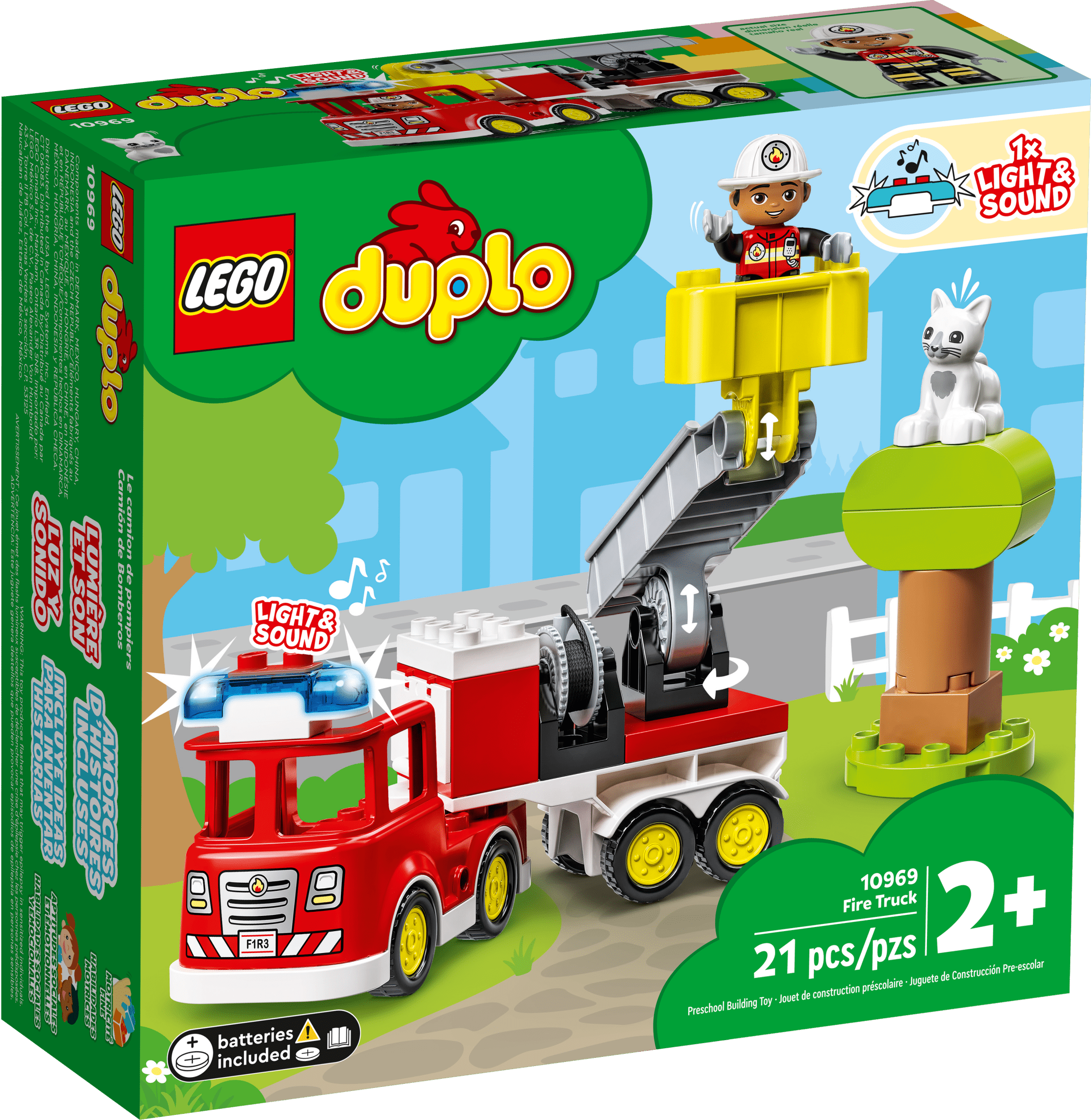 LEGO DUPLO 10969 DUPLO Fire Truck Multicolored 21 pc