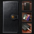 thumbnail image 4 of Wallet Case for Samsung Note 20 Magnetic Clasp Folio Kickstand Premium Leather Case with Hand Strap, [RFID Blocking] Credit Card Slots Shockproof TPU Inner Cover for Samsung Galaxy Note 20, Black, 4 of 11