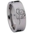 thumbnail image 3 of Alice White Rabbit Tungsten Carbide Ring, 3 of 6