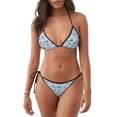 thumbnail image 1 of Balery Brain Training Pijama Estampado Bikini de Dos Piezas para Mujer - Conjunto de Bikini Ajustable Sexy y Cómodo para Playa, 1 of 6
