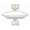 thumbnail image 4 of Medium Firm Wool Feather Combo Pillow, 4 of 5