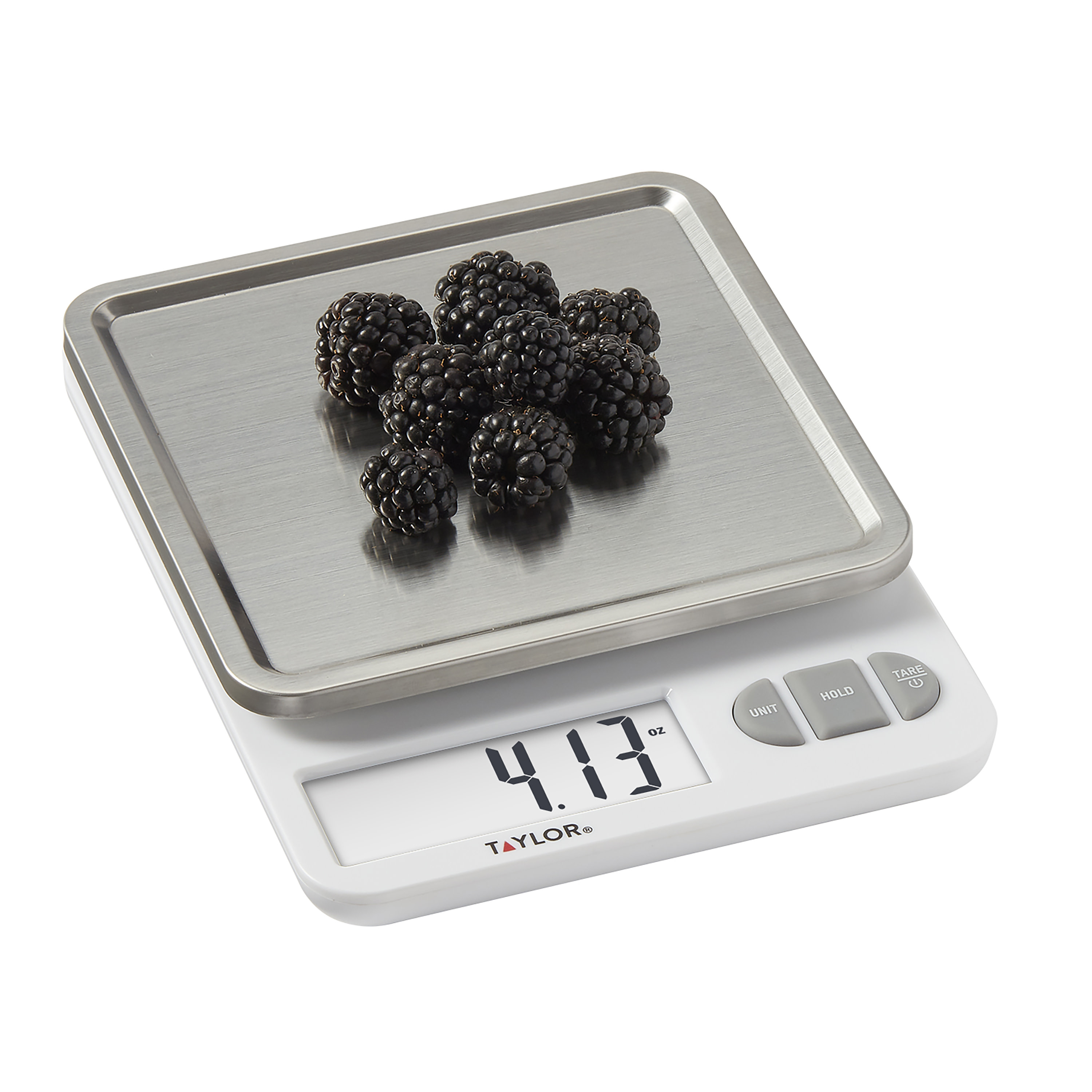 Taylor 11 Lb Digital Kitchen Scale, White photo 6