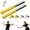 Yellow-2Pcs, variant on Adjustable Intensity Badminton Swing Trainer, 11.8" Swing Trainer Sound Feedback for Smash Technique for Wrist Arm Strength Training Fitness Professional Players