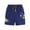 Dark Blue 4, variant on Toddler Boys Sweat Shorts Summer Athletic Print Shorts with Pockets Casual Elastic Waist Cotton Shorts, Sizes 2-7