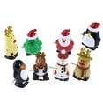 thumbnail image 3 of Juego de juguetes Clockwork Walking Papá Noel con forma de alce, 8 piezas, decoración del hogar, 3 of 5