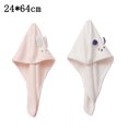 thumbnail image 2 of Paquete de 2 toallas para el cabello, toalla absorbente para secar el cabello, turbante para mujeres y niñas, secado rápido del cabello mágico, 2 of 5