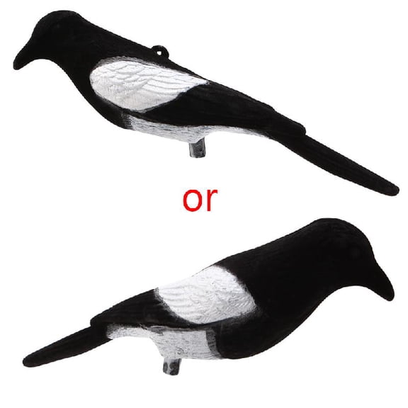 Sardfxul Magpie Bird Painted Decoy for Shell Outdoors Shot Hunting Shooting Lures Bait To