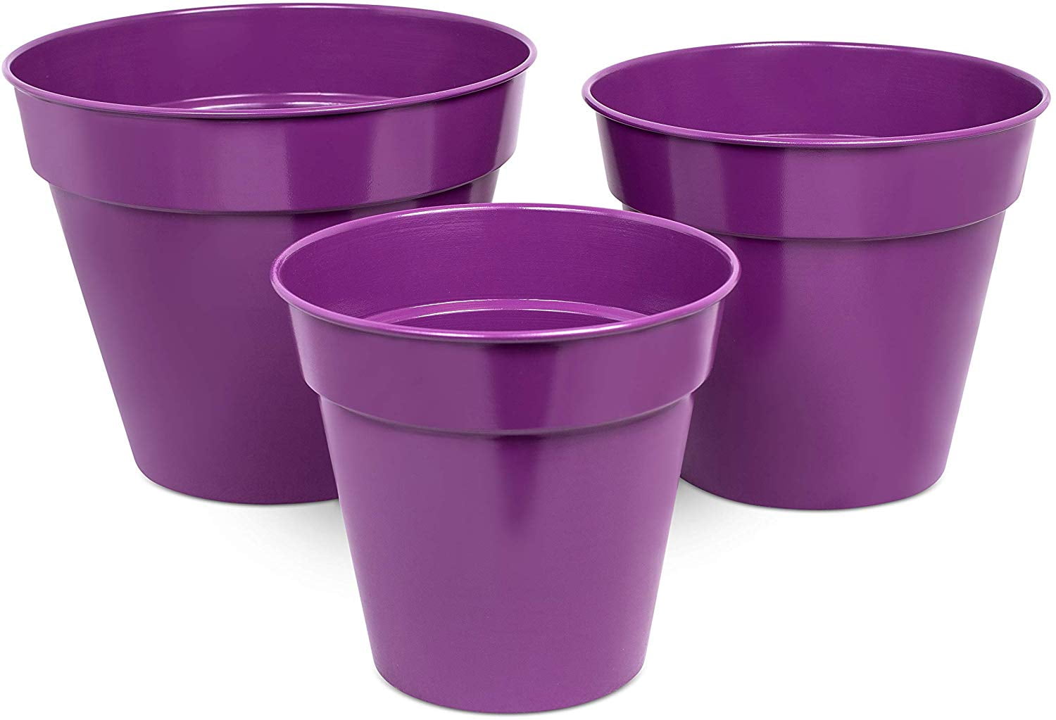 Rust and Weather Resistant Set of 3 Flowers Plants Trees Porch Garden Pots BirdRock Home Traditional Planter Pot for Indoor or Outdoor Plant Flower Set of 3 - Small, Medium, Large, Wheat Rust and Weather Resistant Set of 3 Flowers Plants Trees Porch Garden Pots BirdRock Home Traditional Planter Pot for Indoor or Outdoor Plant Flower Set of 3 - Small, Medium, Large, Wheat