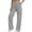 Gray, variant on Girls Cargo Pants Solid Color Elastic Waistband Drawstring Side Pockets Casual Trousers Soft Fabric Comfortable for Big Kids Tweens Daily Outdoor School Activities Brick Red 4 Years-5 Years