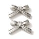 thumbnail image 1 of Rack Plating Alloy Beads Cadmium Free & Nickel Free & Lead Free Bowknot Platinum 11x17.5x4mm Hole: 1.8mm, 1 of 3