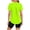 Green, variant on Women's Workout Tops Short Sleeve Creneck T Shirts UPF 50+ Quick Dry Athletic Sun Protection Tops Moisture Wicking Gym Tee Blue