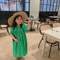 thumbnail image 5 of Keimprove Children's Korean Floral Dress Summer Girl Puff Sleeve Long Skirt Princess Dress Children Skirt Beautiful Girls Casual Dresses, 5 of 6