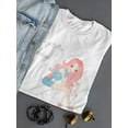 thumbnail image 3 of Lets Go Roller Skating Cute Girl T-Shirt Women -Image by Shutterstock, Female Small, 3 of 4