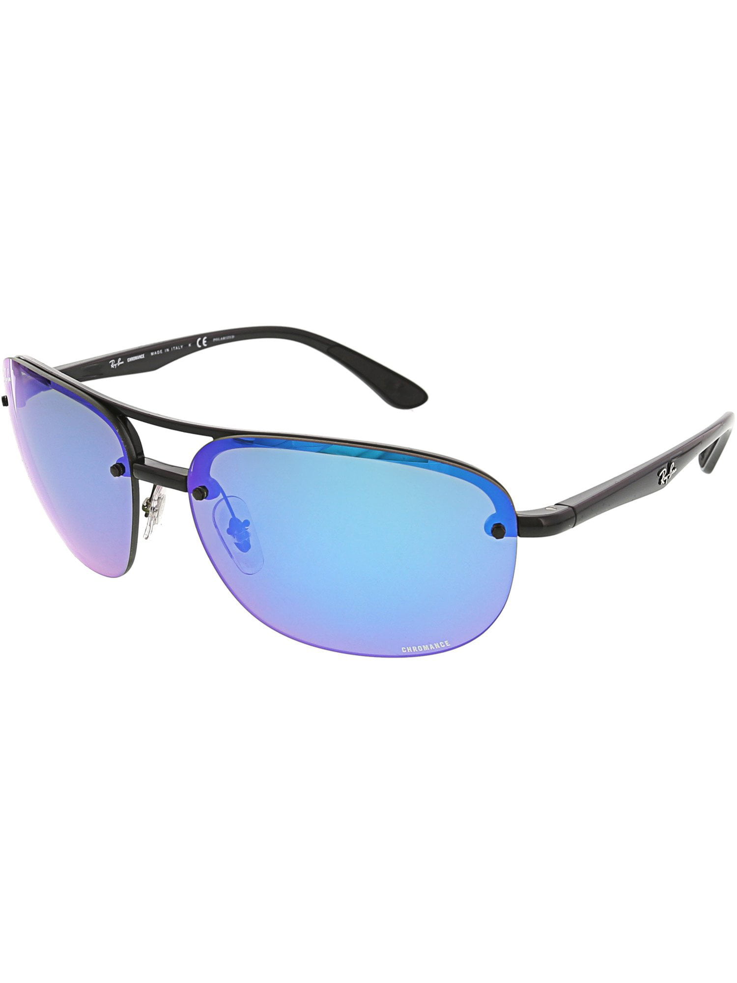 Ray-Ban Men's Polarized Chromance RB4275CH-601/A1-63 Black Rimless  Sunglasses 