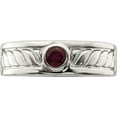 thumbnail image 5 of Sterling Silver Men's Ruby Ring (Size 9) Made In Thailand qr6844-9, 5 of 5