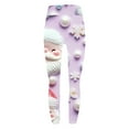 thumbnail image 4 of Mingw Ladies Christmas Printed Bottoms Yoga Pants High Waist Stretchy Leggings Skinny Tummy Control Trousers,Multicolor,M, 4 of 5