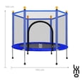 thumbnail image 2 of Trampolín Brincolin Infantil LUMO 1.40mts Niños Azul, 2 of 7