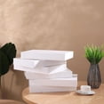 thumbnail image 4 of 6 Pack 14" Medium White Gift Boxes With Lids For Clothes Presents, 4 of 4