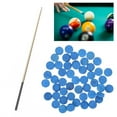 thumbnail image 1 of YLSHRF Billiards Cue Tip, 50 Pcs/Set Billiards Cue Pool Tip, Snooker Tip, Cue Sports Accessories Cue Sports Equipment For Billiards Equipment Billiards Accessories, 1 of 8