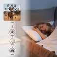 thumbnail image 4 of Square Wall Clock,Deer Standing In Tall Grass With Large Antlers,Silent Non-Ticking Wall Clock Decor for Home Office Kitchen Living Room Bedroom(12inch), 4 of 4