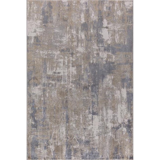 Dynamic Rugs TI7103329970 6 ft. 7 in. x 9 ft. 6 in. Torino 3329 Rectangle Contemporary Area Rug - 970 Grey & Beige