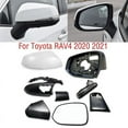 thumbnail image 1 of Toyota Rav4 Rav 4 2020 2021 2022 espejo lateral de coche cubierta de la Base inferior marco espejo retrovisor luz de señal de giro lámpara lente de cristal, 1 of 3