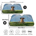 thumbnail image 3 of Balery Elephant Dog Windshield Sun Shade, Car Front Window Sunshade Cover ,Automotive Interior Portected Blocks Uv Rays For Car Pickup Truck Suv Accessories- Medium, 3 of 7
