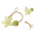 thumbnail image 3 of Unique Bargains 1 Pc Floral Beads Hair Elastic Band for Home Green, 3 of 5