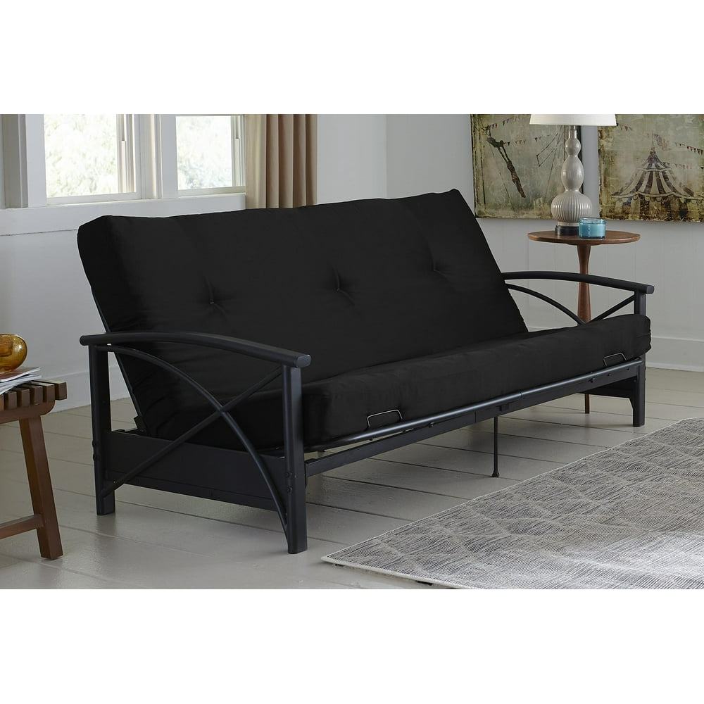 Mainstays 6" Tufted Futon Mattress, Black