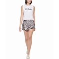 thumbnail image 4 of Calvin Klein Women's Printed Shorts Orange Size Small, 4 of 5