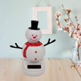 thumbnail image 3 of Solar Dancing Snowman Shaking Figurine Bobblehead Doll Dancing Toy de instrumentos Adorno Vehículos Decoración de interiores Regalos de Hugo figura bailando, 3 of 10