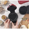 thumbnail image 2 of Dash 1 waffle Red Plastic Waffle Maker, 2 of 5