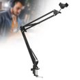 thumbnail image 4 of Soporte Para Teléfono En Vivo, Soporte Para Teléfono Móvil Conveniente Abrazadera Fuerte Ergonómicamente Flexible Fácil Instalación Para Teléfono Móvil Fijo Para ANGGREK Otros, 4 of 8