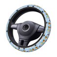thumbnail image 4 of JUNZAN Car Steering Wheel Cover, Universal 15 Inch, Soft Elastic And Comfortable,Car Accessories Decorations-Kawaii Sushi, 4 of 8
