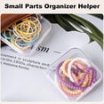 thumbnail image 4 of 30 Slot Small Bead Organizer Box Plastic Bead Storage Containers with Lids, Clear Diamond Painting Storage Mini Plastic Storage Cases with Label Sticker for Jewelry Rhinestones Small Parts Crafts, 4 of 7