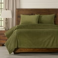 thumbnail image 3 of Smithsonian  Fluctuate Duvet Set Fluctuate Olive - Full - 3 Piece, 3 of 5