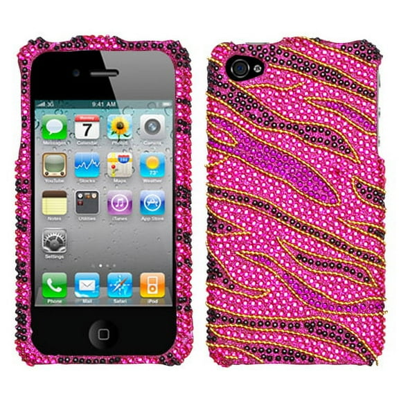 Rocker Diamante Phone Protector Cover For Apple Iphone 4 Att Apple Iphone 4 Verizon