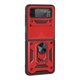 thumbnail image 1 of Estuche Para Teléfono Compatible Con Samsung Galaxy Z Flip 3 Tpu Soporte De Anillo De Metal Magnético Cubierta De Estuche A Prueba De Golpes Moyic EL016467-02, 1 of 5