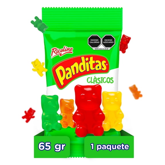 Gomitas Ricolino Panditas clásicos 65 g