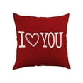 thumbnail image 1 of Specollect 2 Pcs Valentine's Day Heart Pillowcase, Festive Linen Cushion Cover for Sofa and Bed, Decorative Throw Pillow for Living Room Decor 17.72*17.72 in, 1 of 8