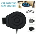 thumbnail image 3 of Taosunzt Rotating Car Seat Cushion 360 Degree Swivel Portable Memory Foam Anti-Slip Base Elderly Support Back And Hip Pressure Relief Car Seat Pad Wine Red Size A, 3 of 13
