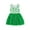 Green, variant on Coerni Kids Girls St. Patrick's Day Dress Toddler Sleeveless Mesh Tutu Tulle Dress Cloverss Print Dresses Playwear Clothes